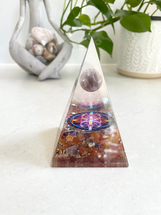 Orgone Pyramid ~ Carnelian