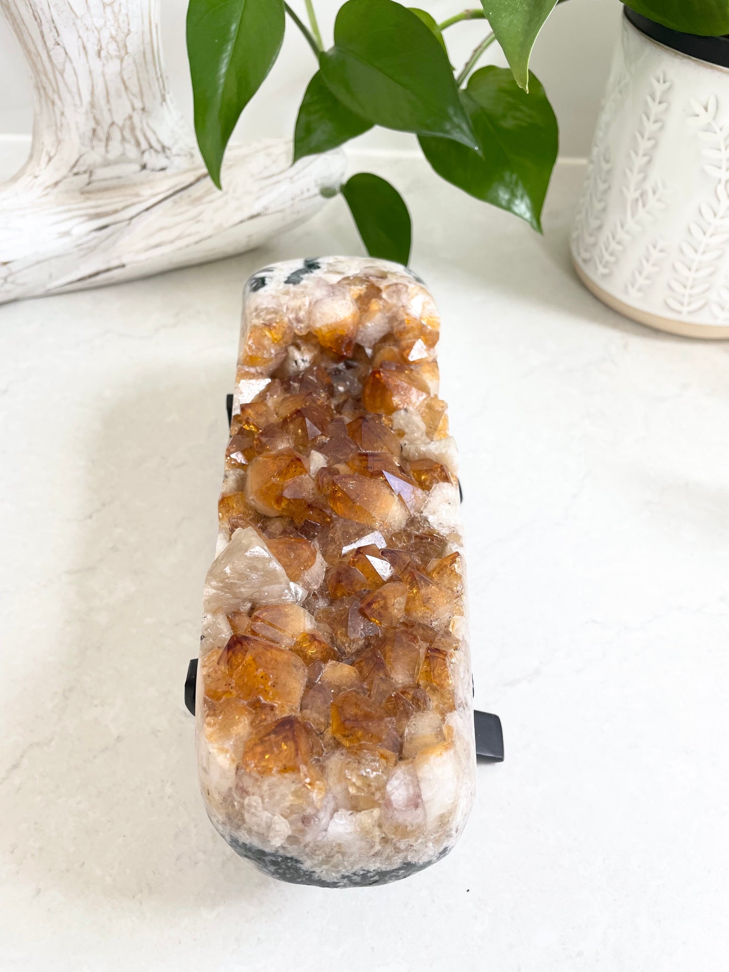 Citrine Cluster Table Topper ~ 1.9kgs