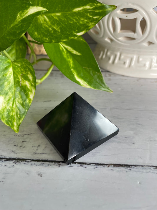 Black Obsidian Pyramid