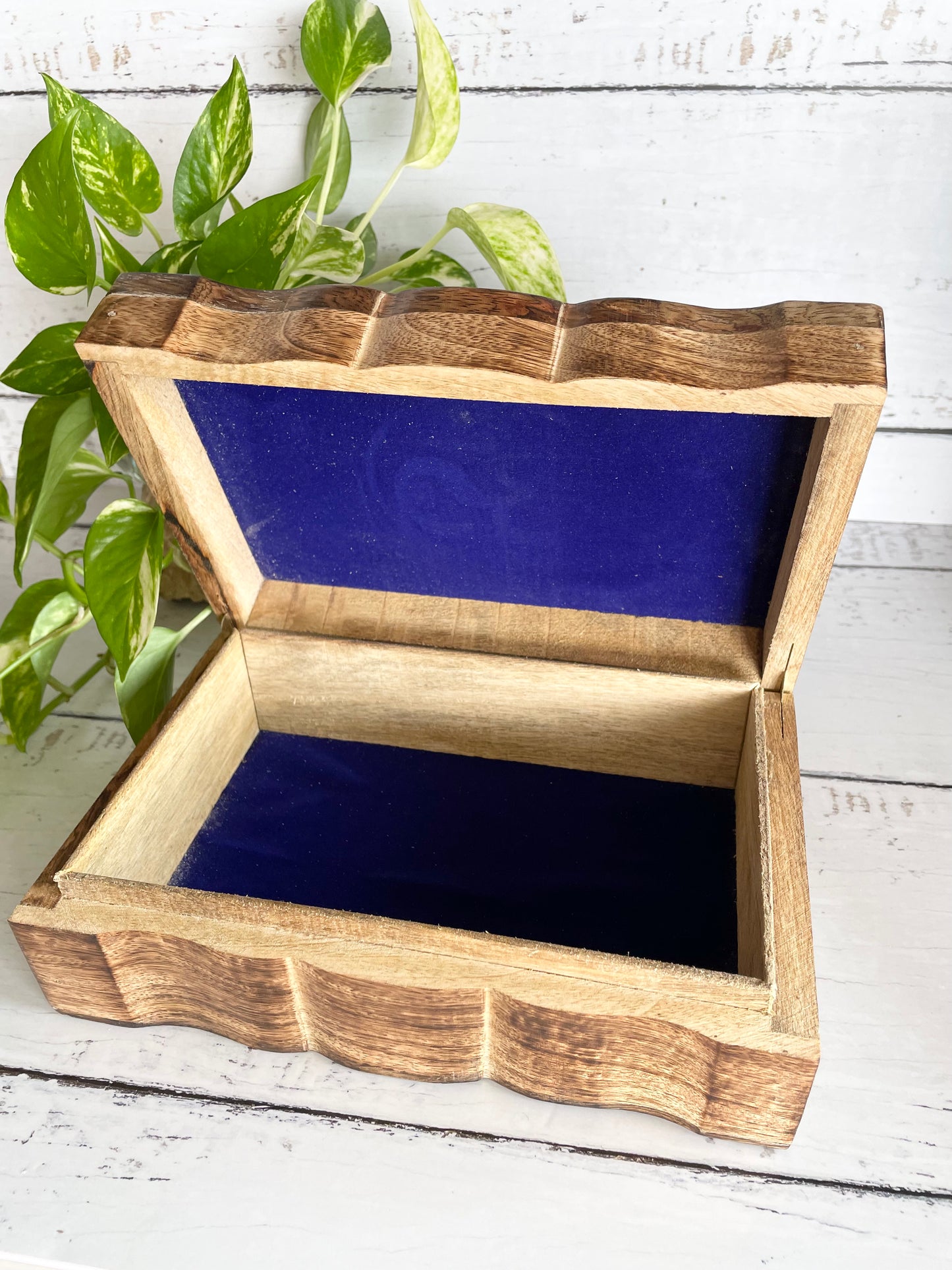 Wooden Tarot Box ~ Triple Moon