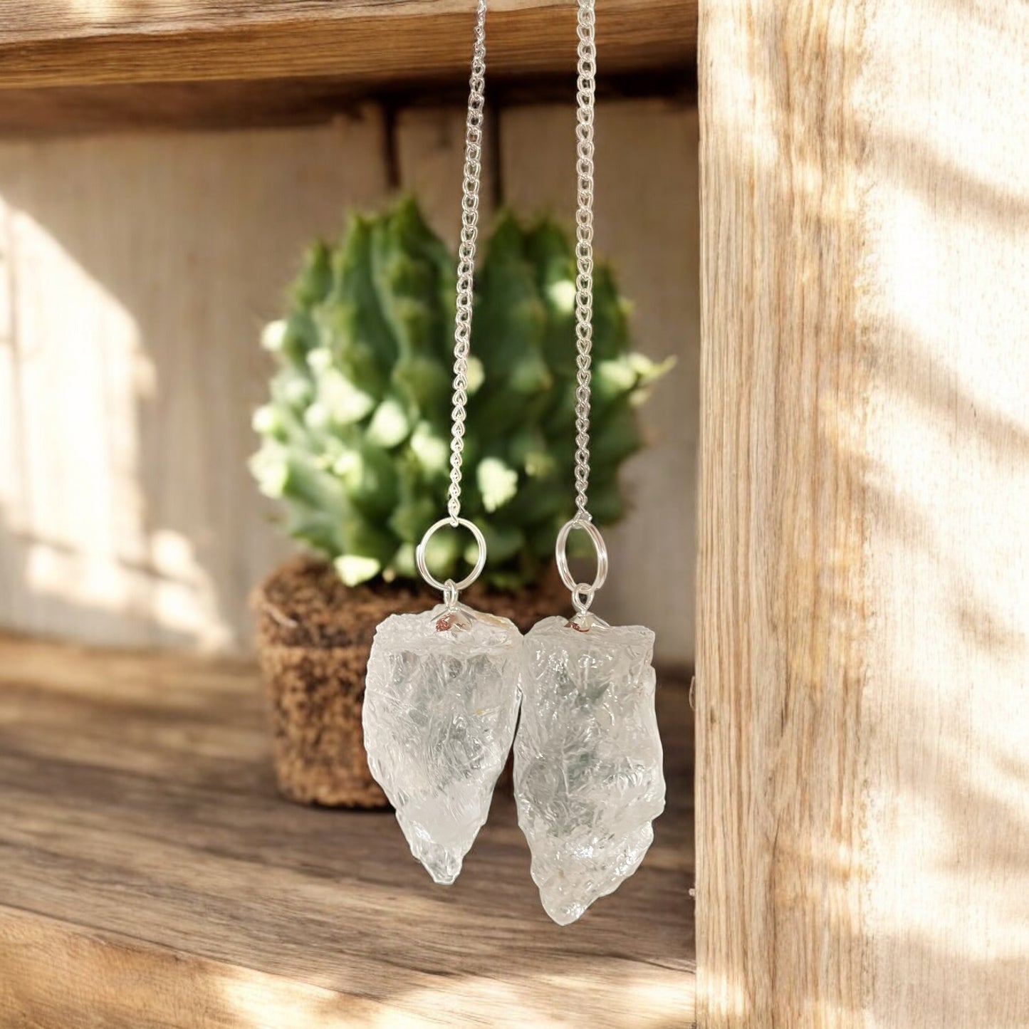 Pendulum ~ Raw Clear Quartz