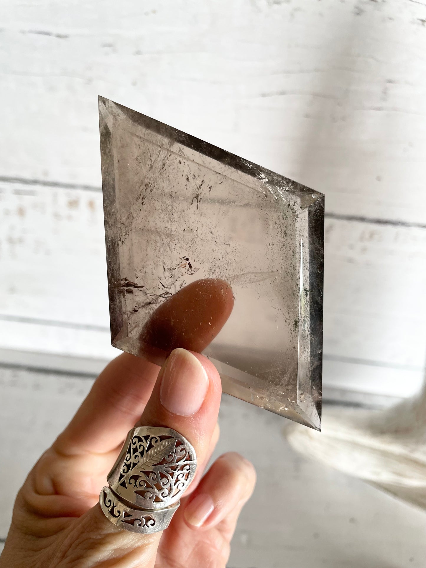 Smoky Quartz Diamond ~ 7