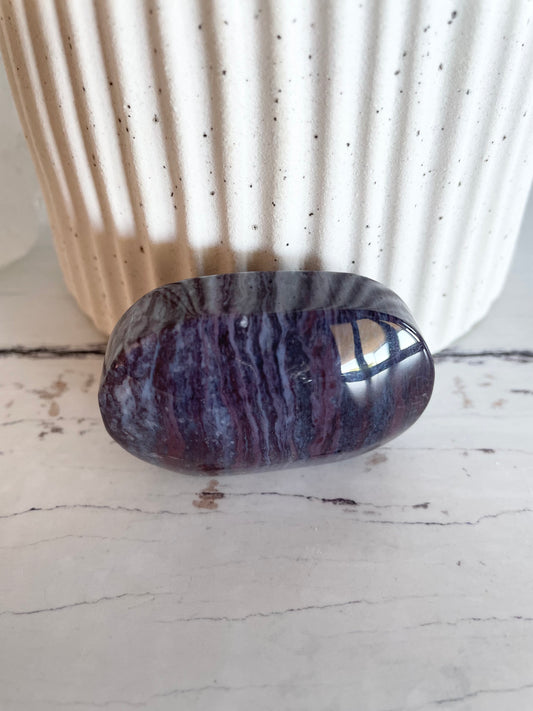 Ocean Jasper Pillow Palm Stone