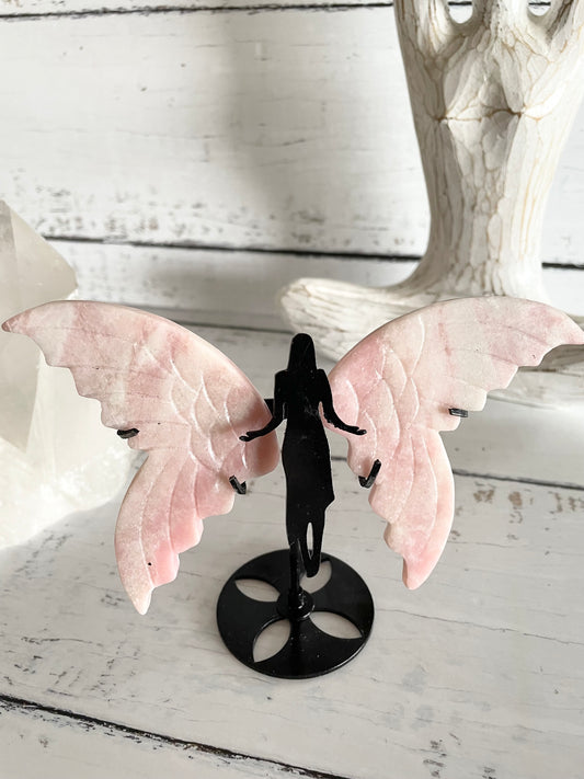 Ethereal Angel Wings ~ Pink Opal