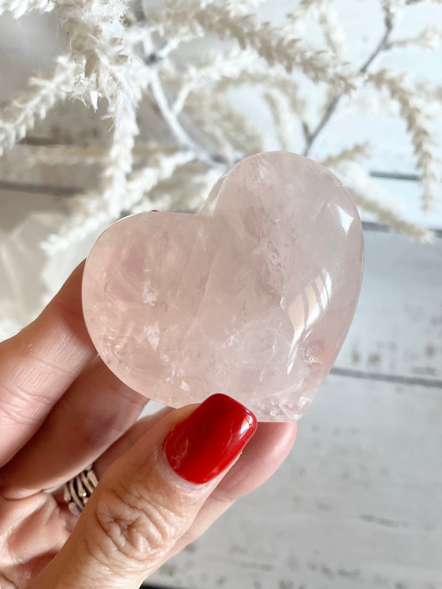 Rose Quartz Heart