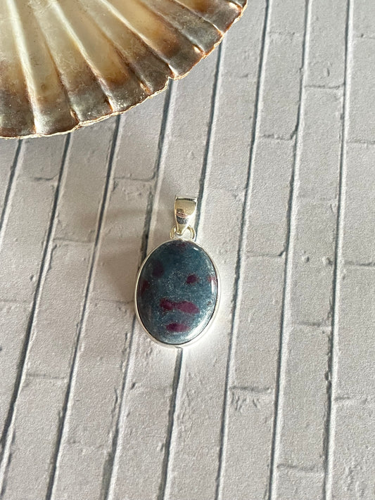 Ruby & Kyanite Pendant