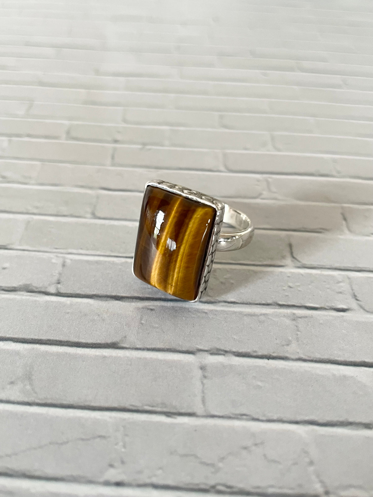 Tigers Eye Ring ~ Size 8
