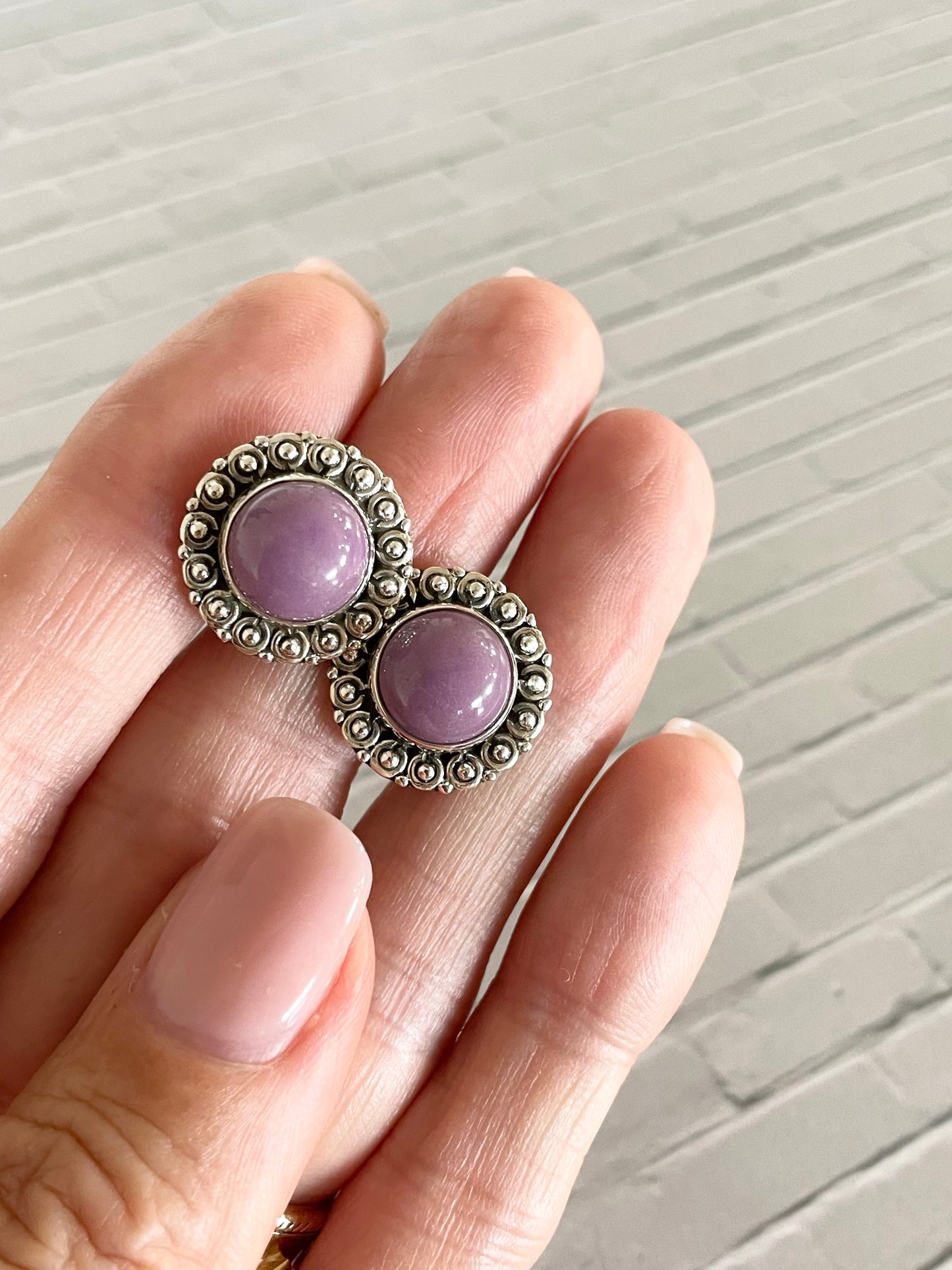 Hope Stone /Phosphosiderite Studs