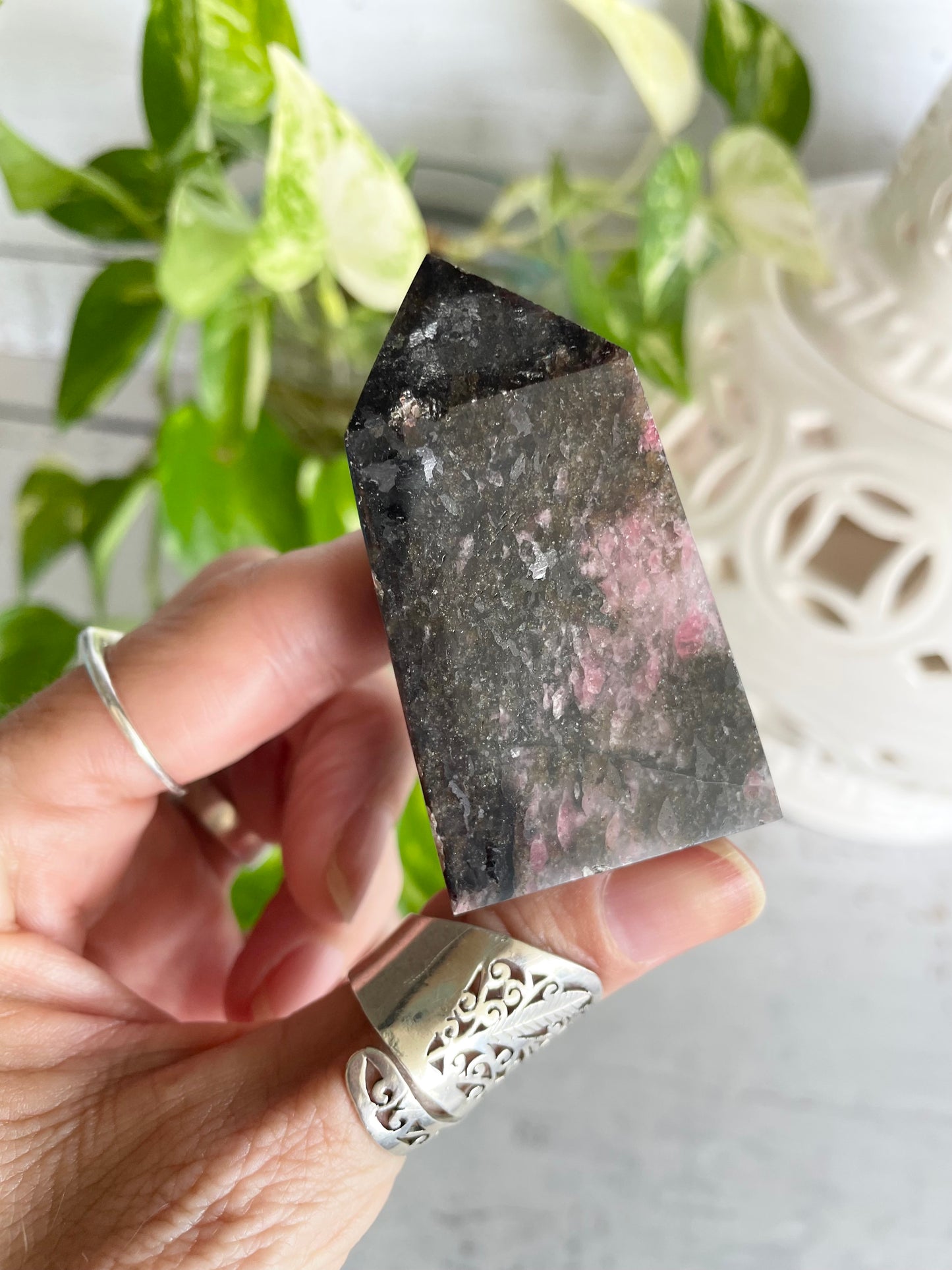 Rhodonite Obelisk