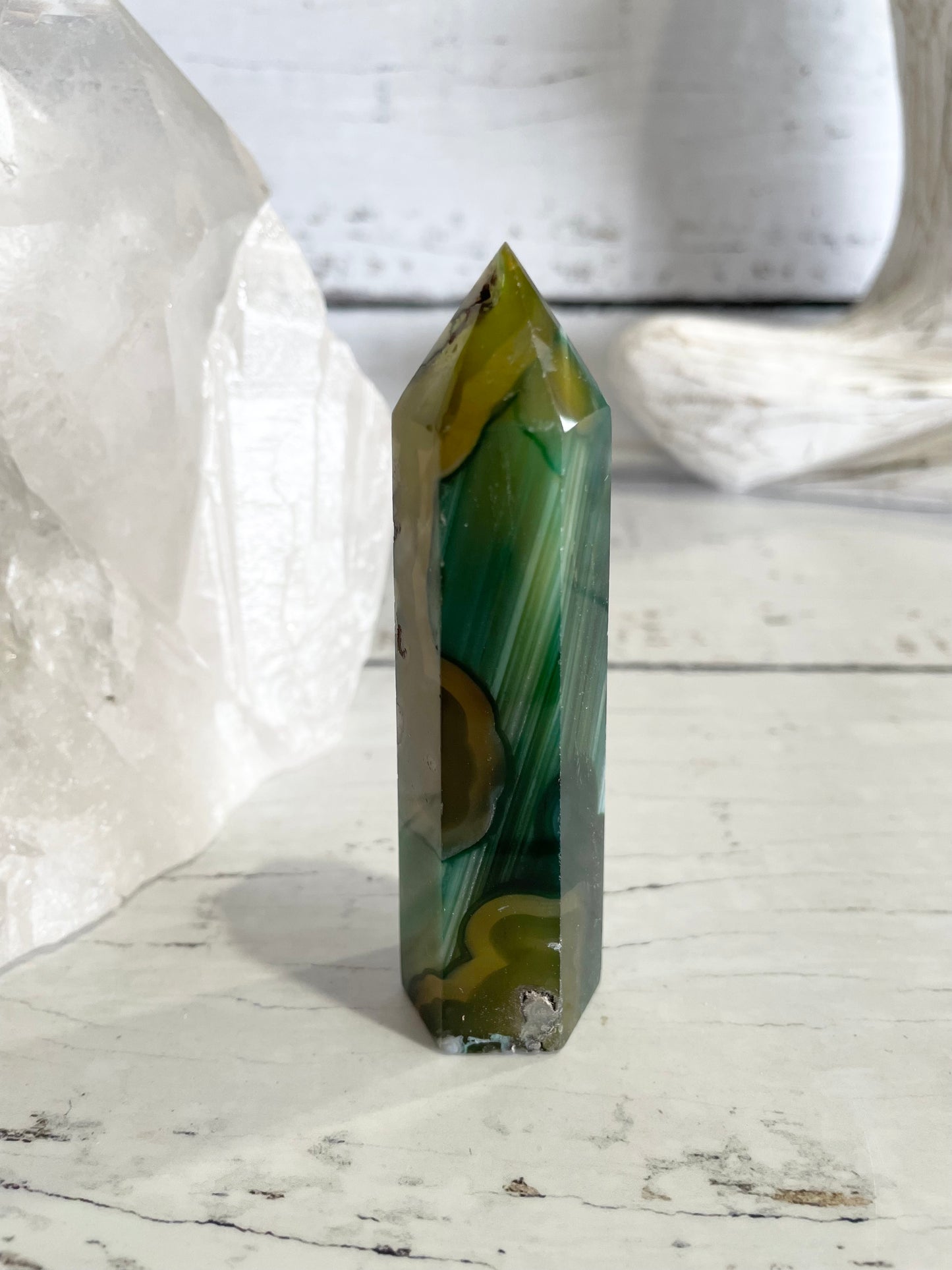 Green Flower Agate Generator