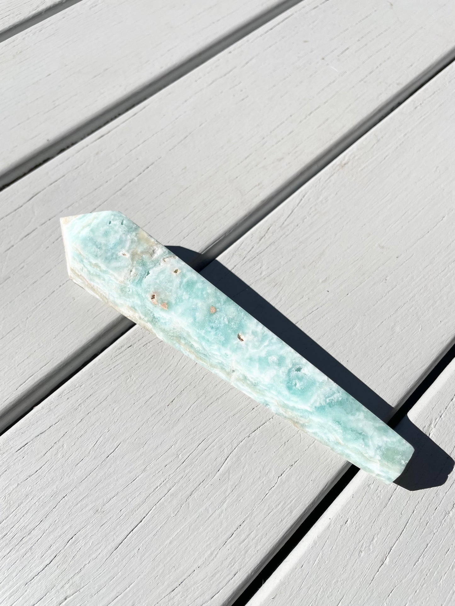 Hemimorphite Torch/Point