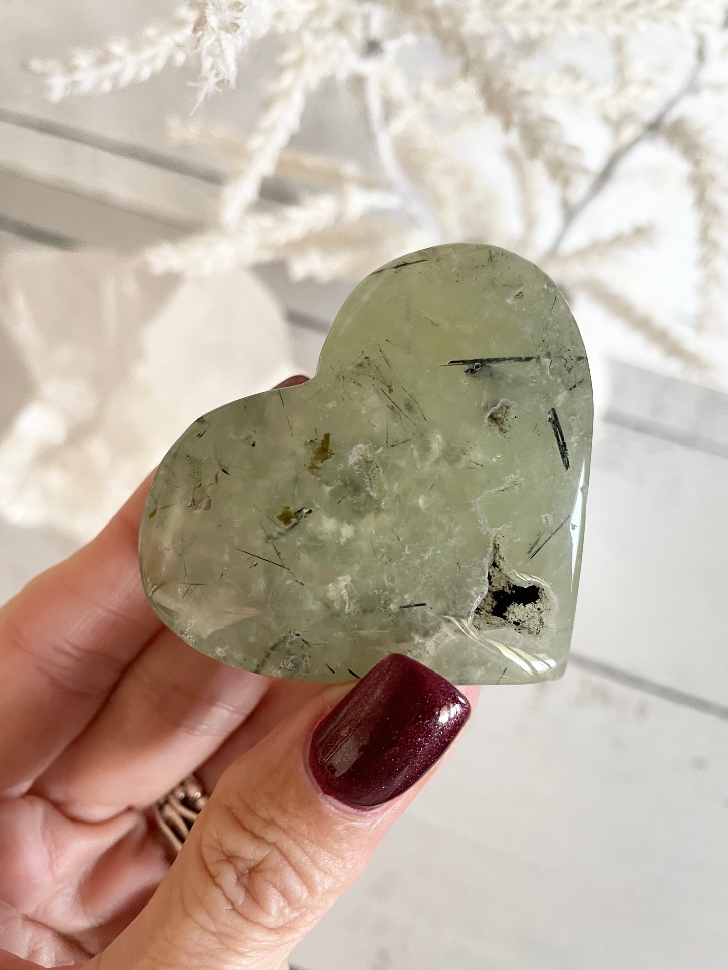 Prehnite Heart