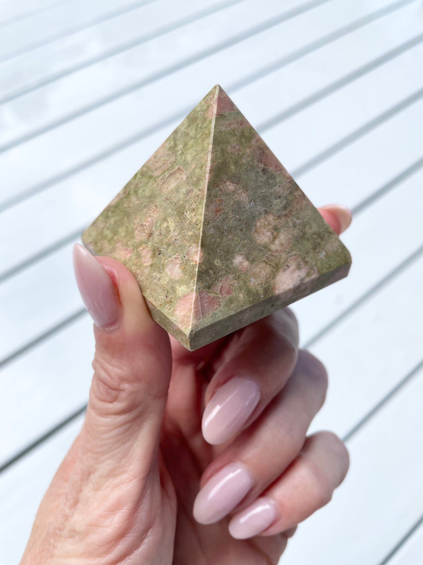 Unakite Pyramid