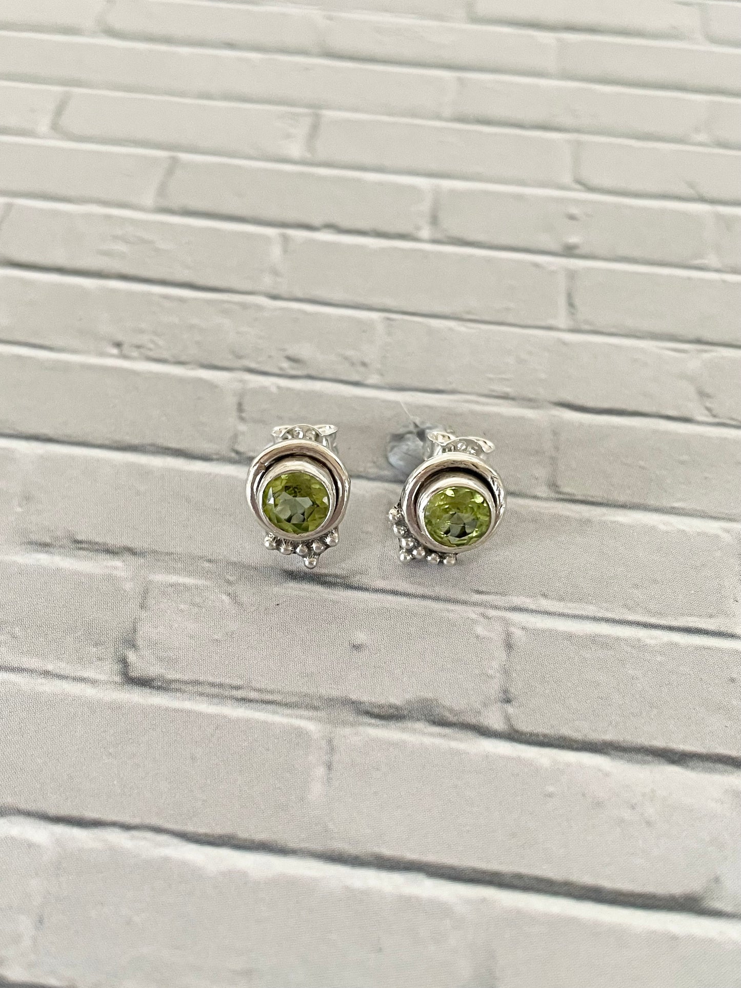 Peridot Studs