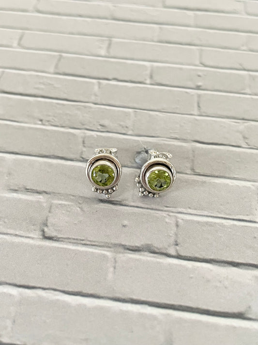 Peridot Studs