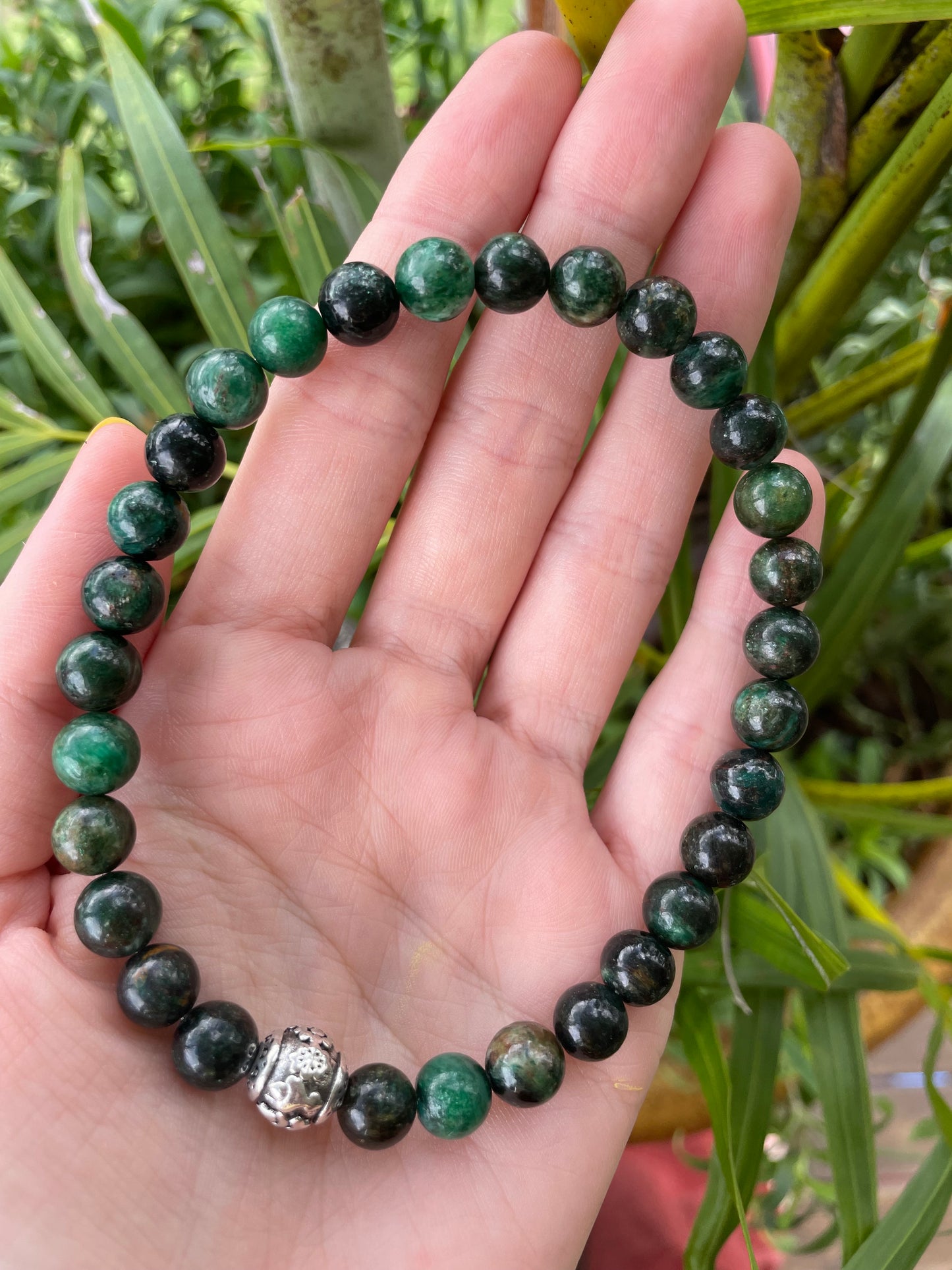 Emerald Healing Anklet ~ Intuition