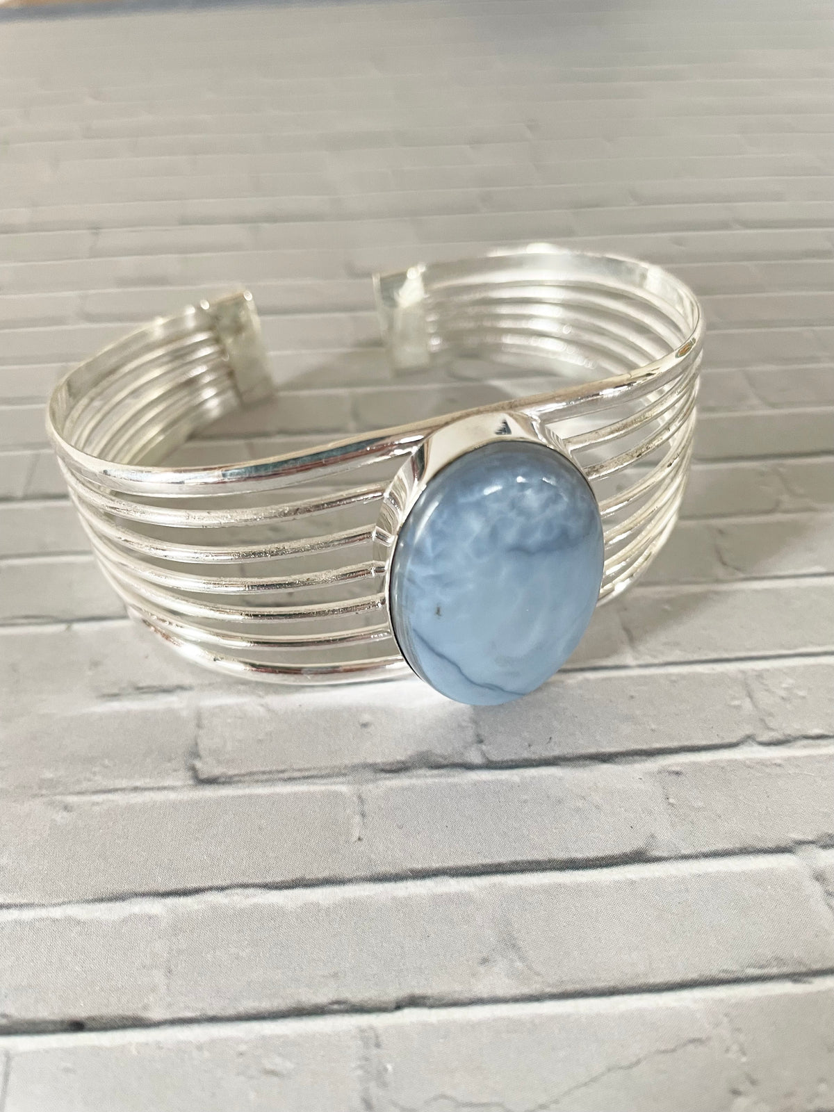 Owyhee Opal silver cuff