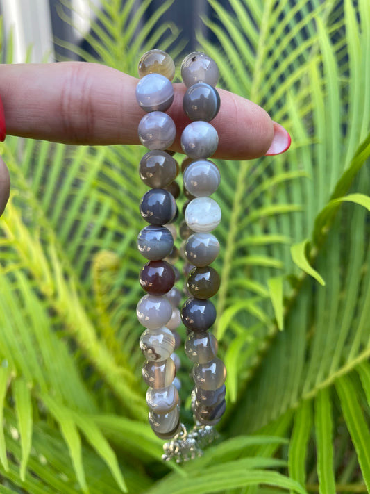 Botswana Agate Healing Anklet