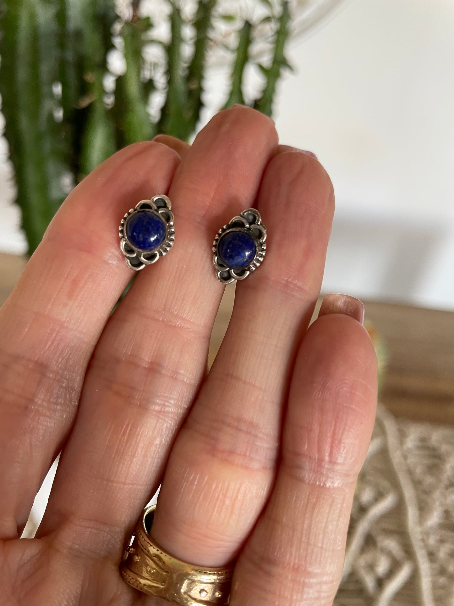 Lapis Lazuli Studs
