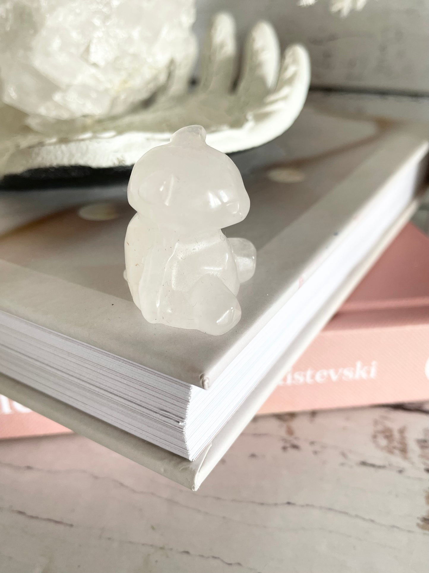 Teddy Bear ~ Clear Quartz