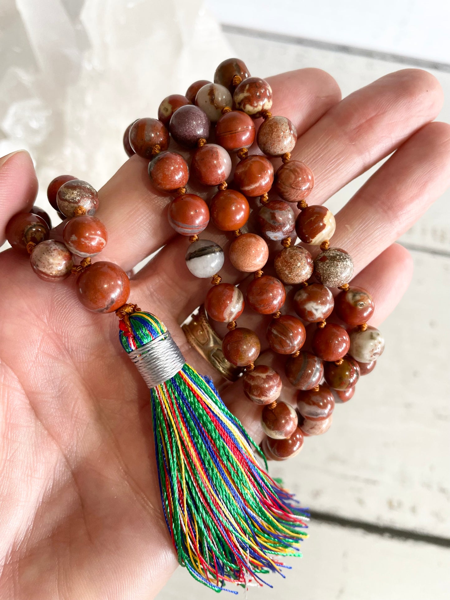 Red Jasper Mala