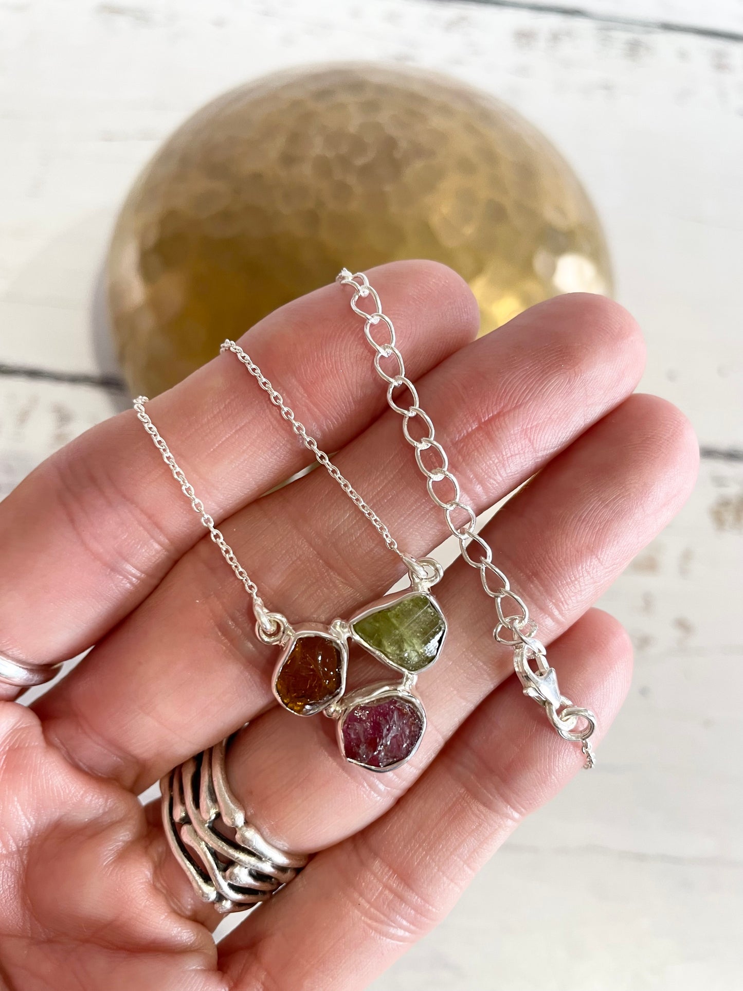 Multi Tourmaline Necklace