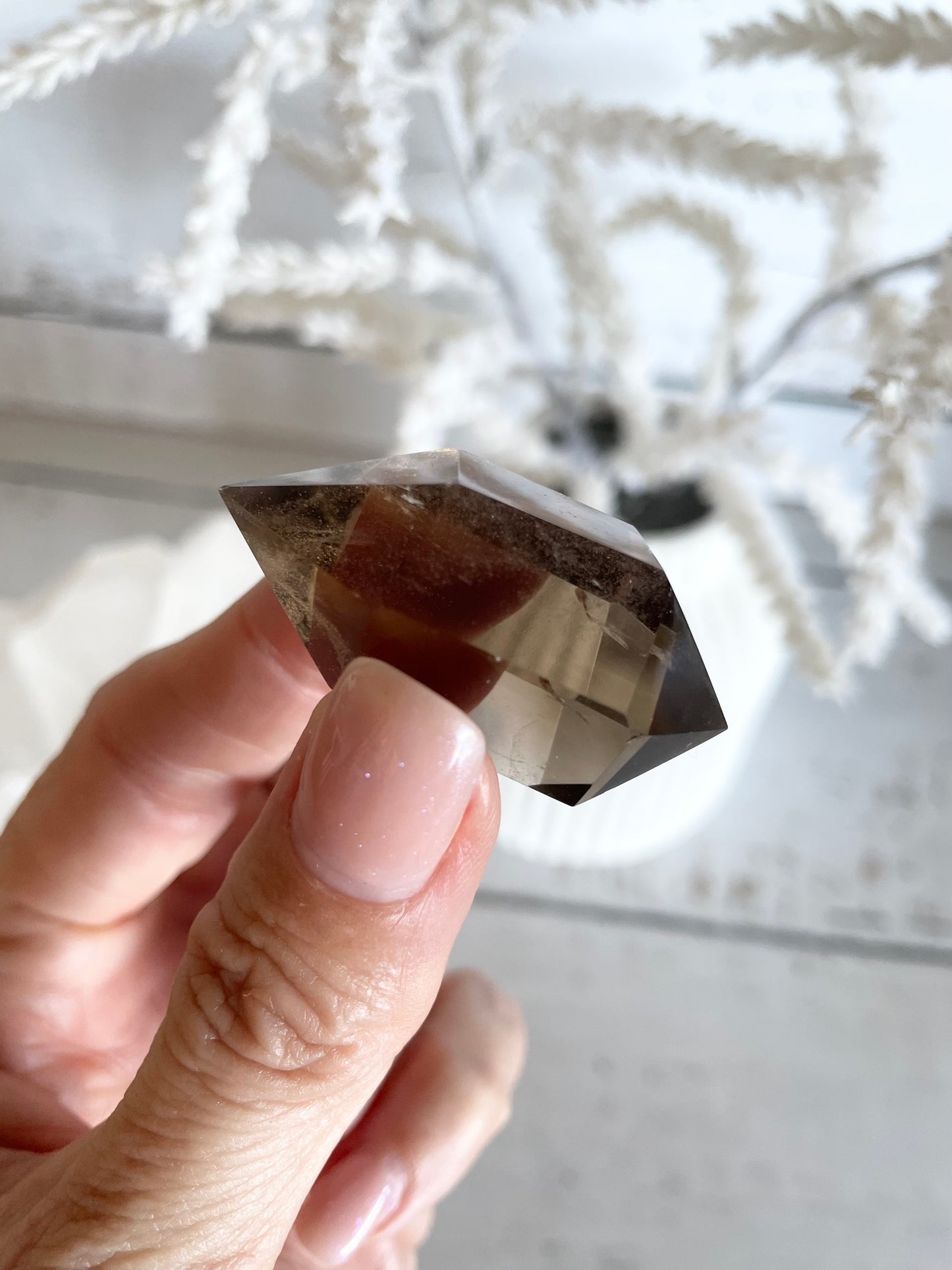 Smoky Quartz Double Termination Point