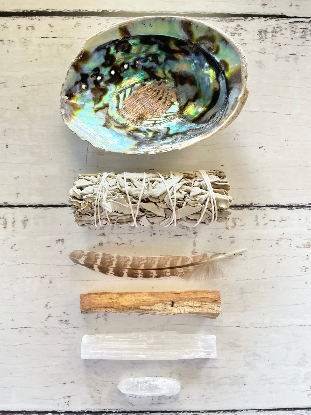 Abalone Shell /Smoke Medicine kit ~ Set of 6