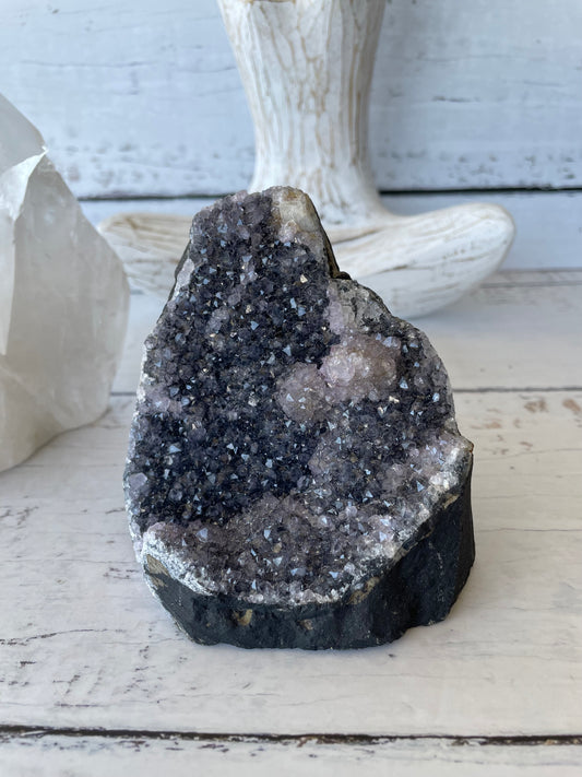 Amethyst Standing Cluster