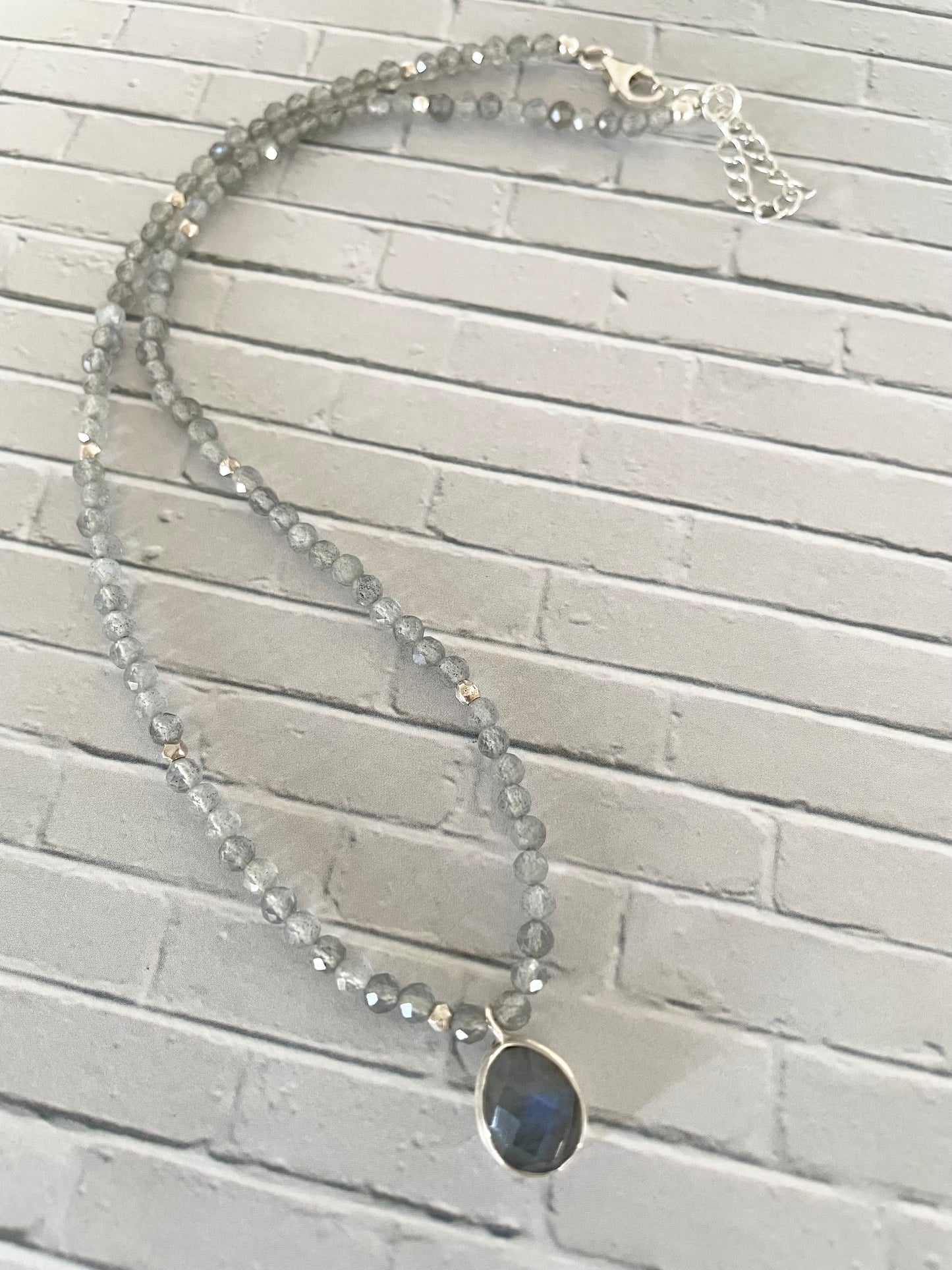 Labradorite Faceted Necklace
