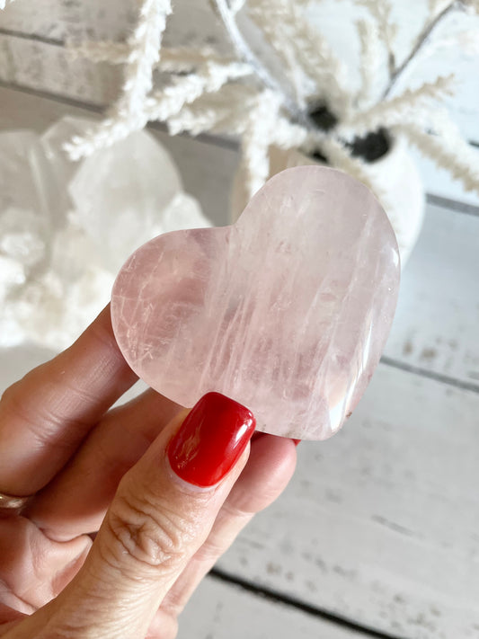 Rose Quartz Heart