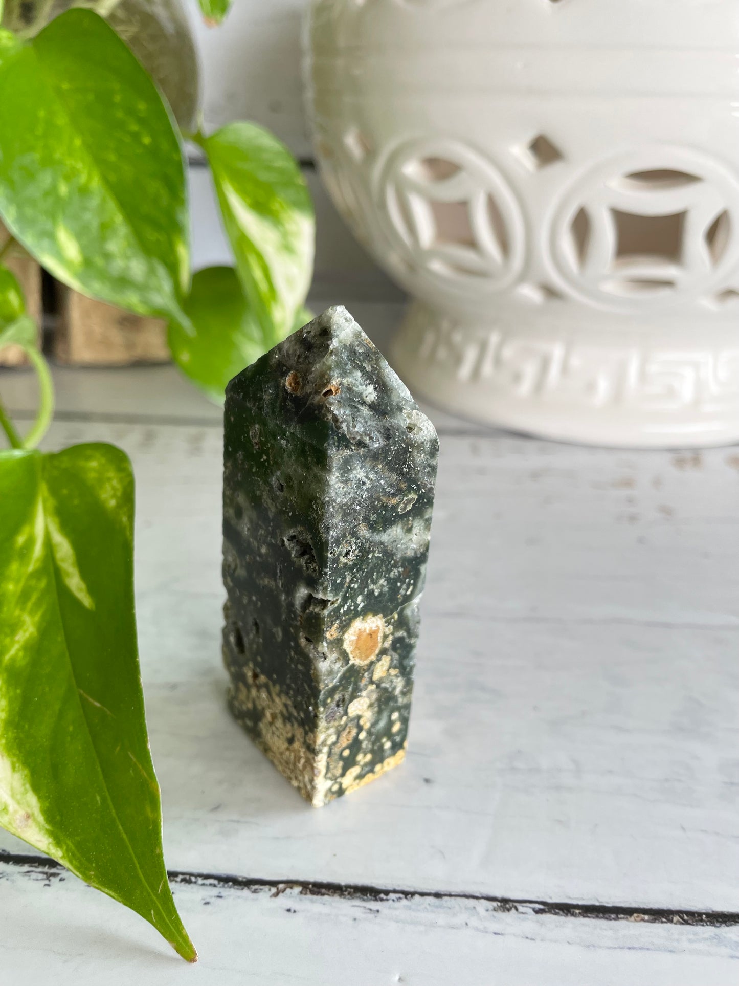 Ocean Jasper Obelisk