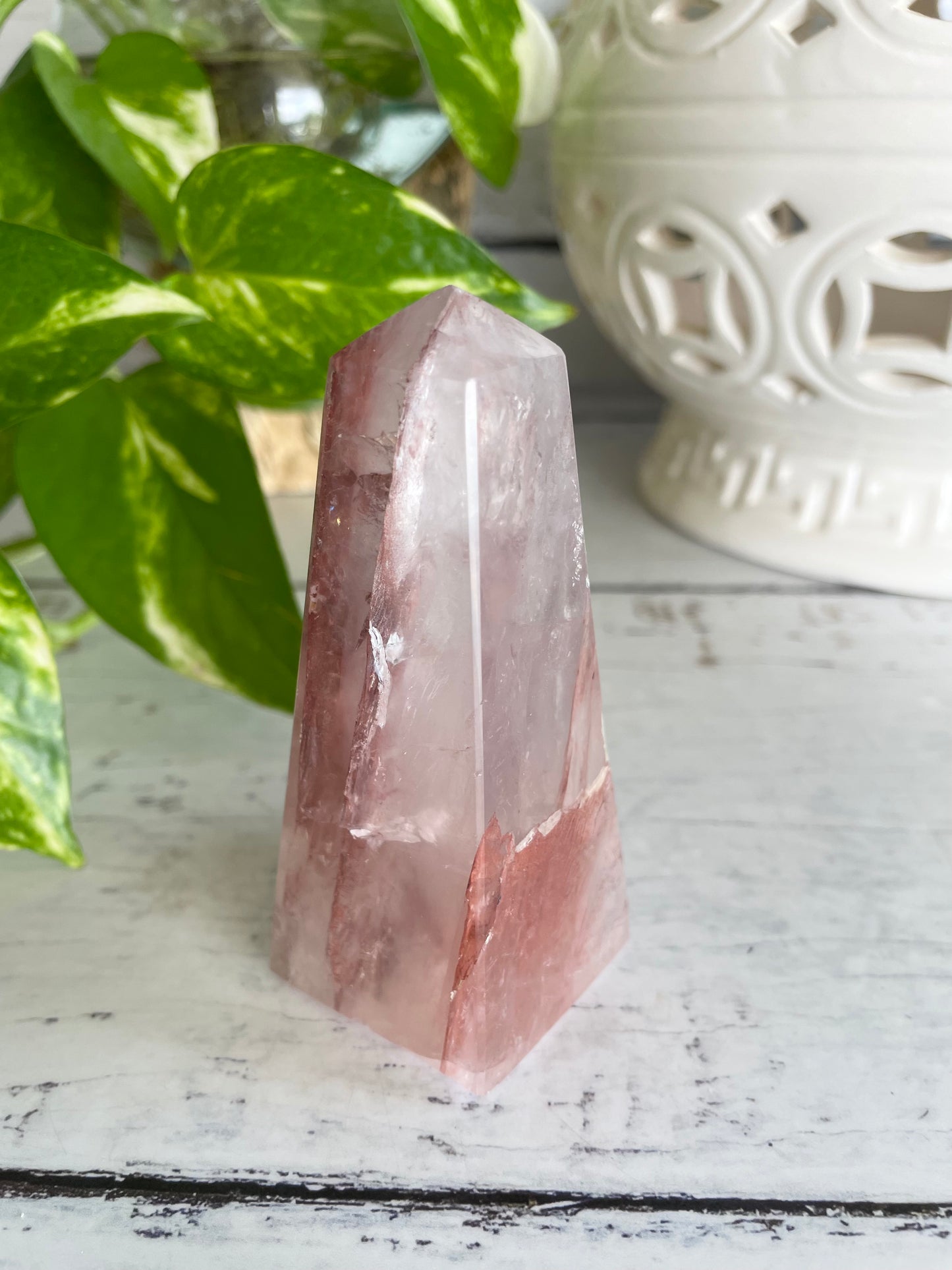 Fire Quartz Obelisk