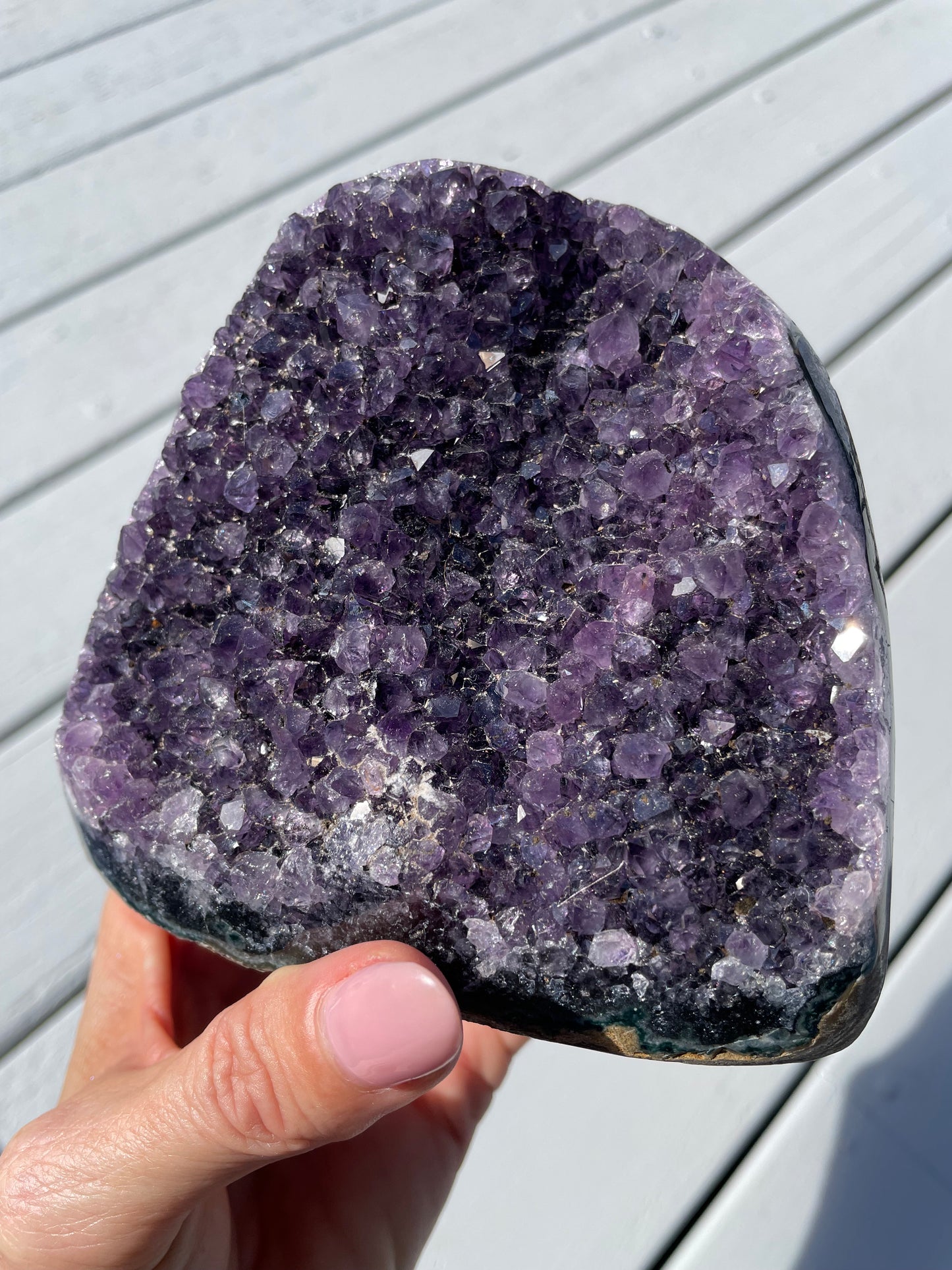 Amethyst Standing Cluster