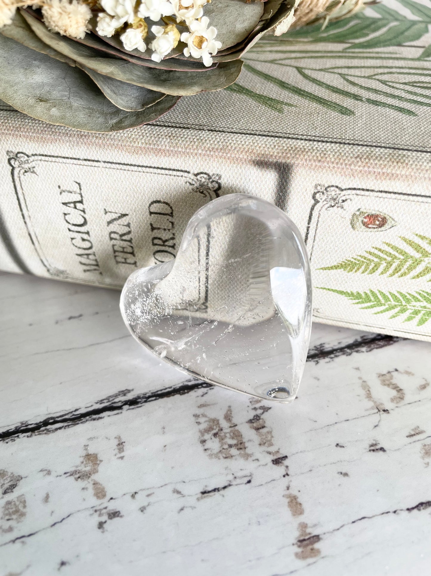 Clear Quartz Heart