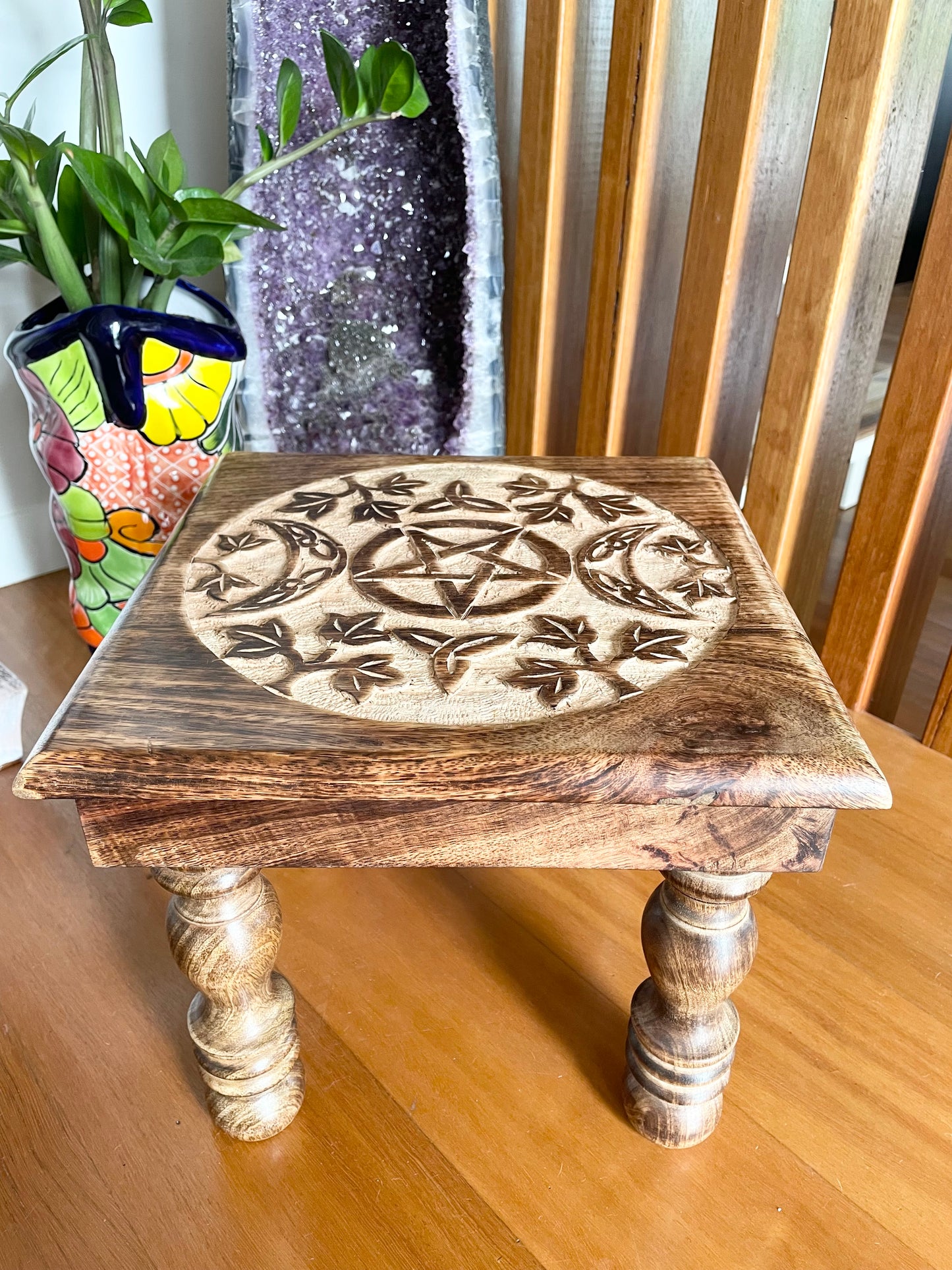 Triple Moon Altar Table