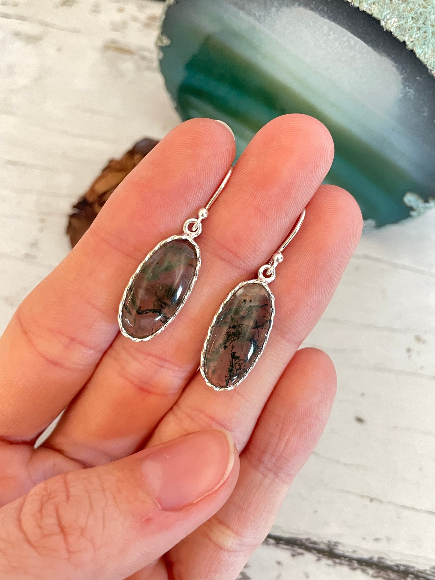 Moss Agate Silver ~ Bliss