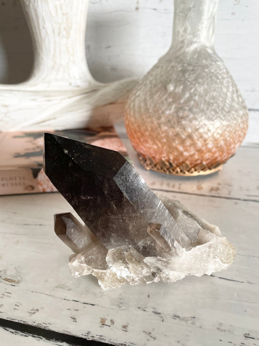 Smoky Quartz Cluster