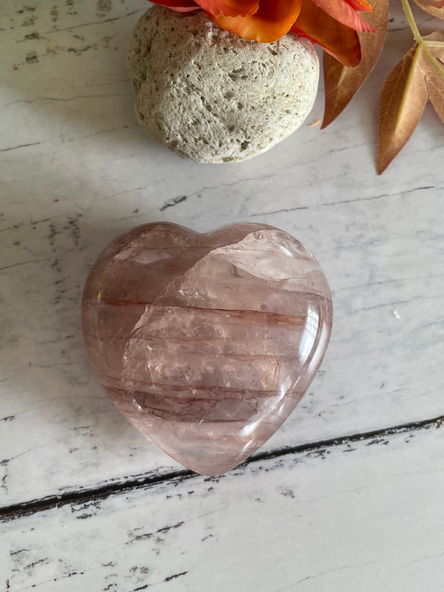 Fire Quartz Heart