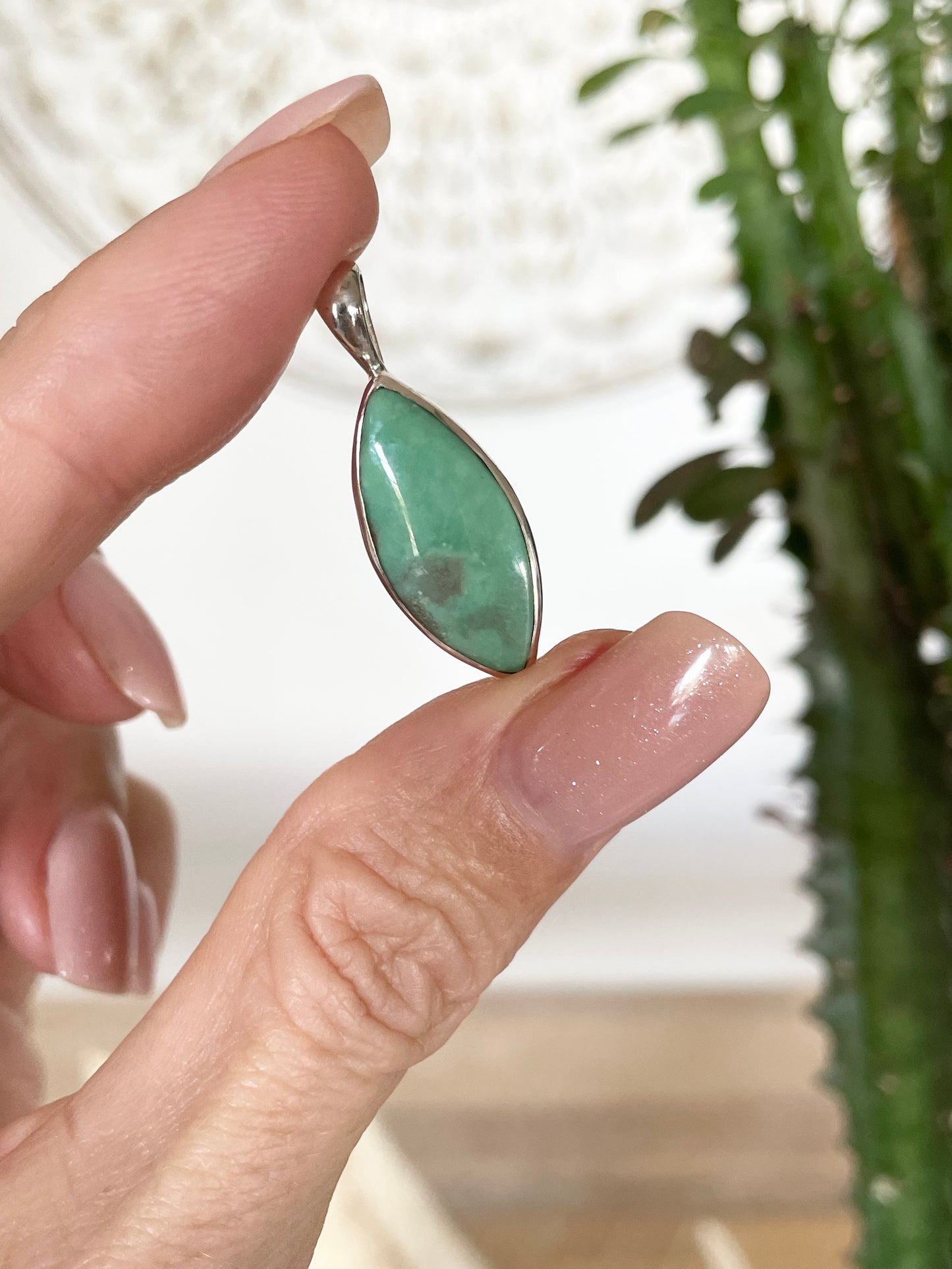 Vasanite Silver Pendant