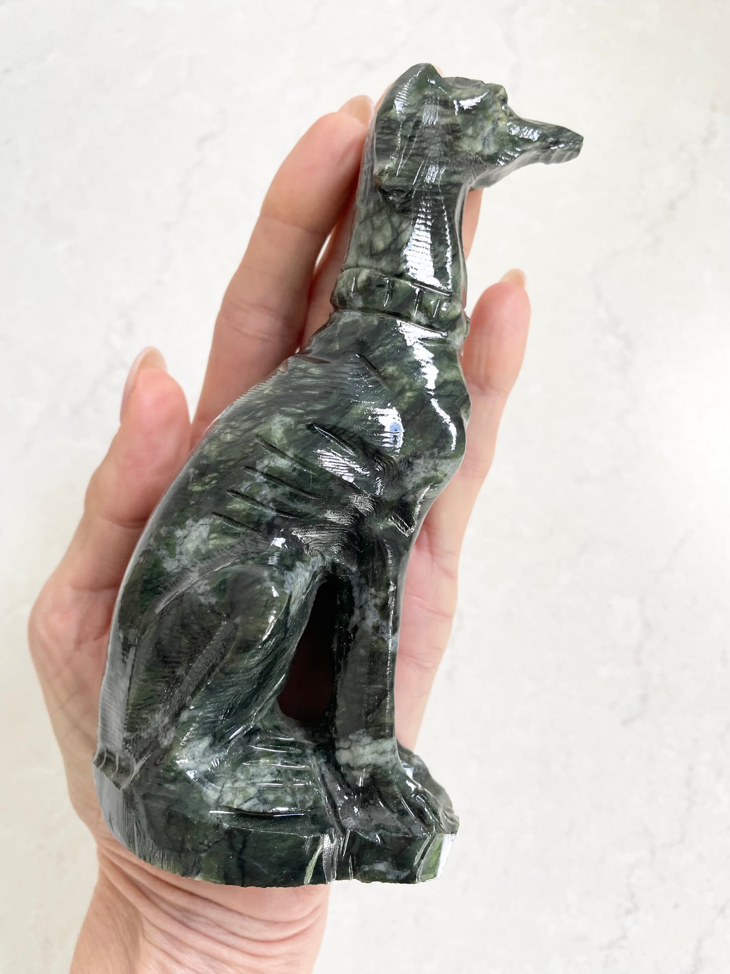 Sleek Sighthound - Dark Jade