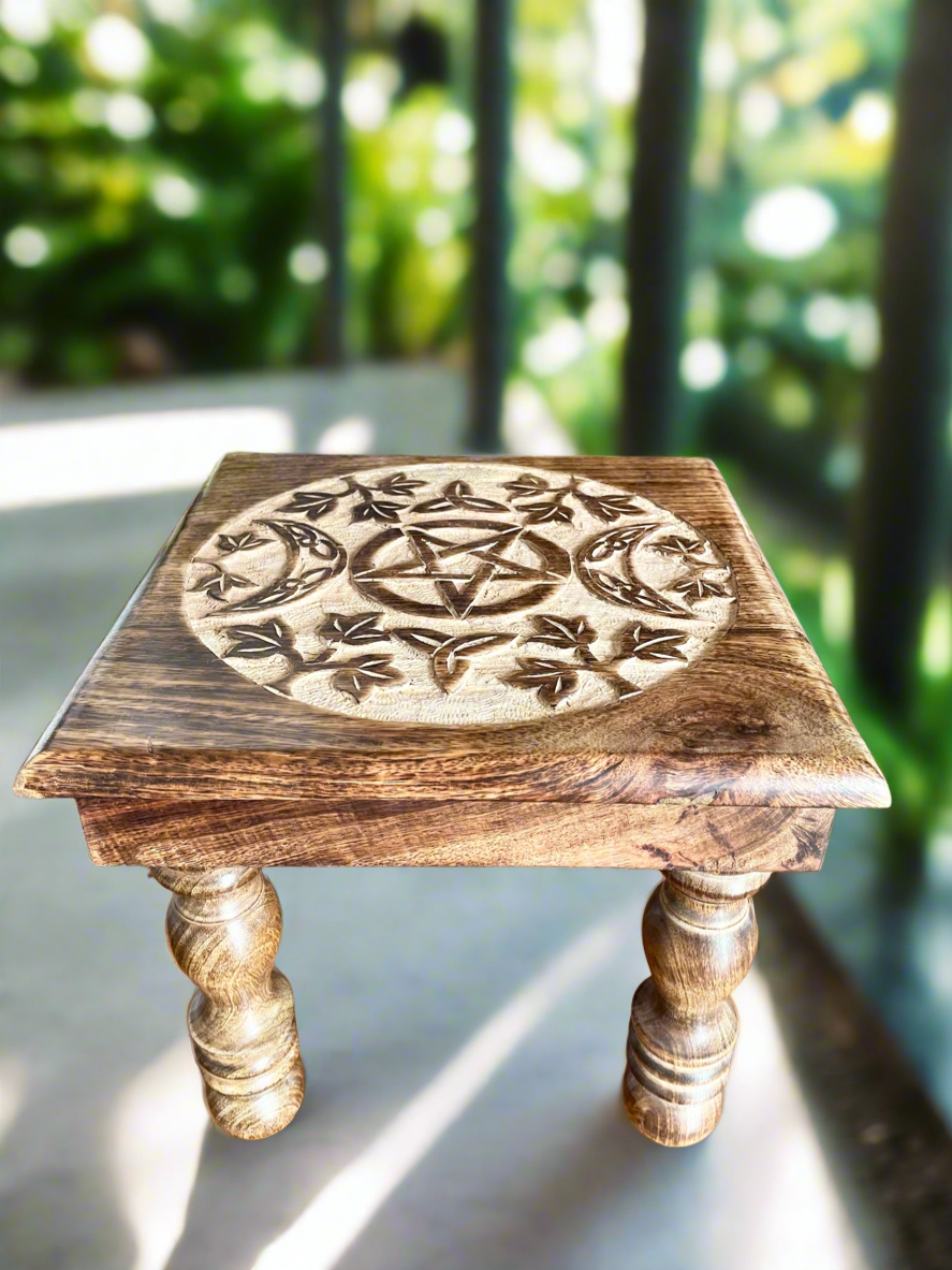 Triple Moon Altar Table