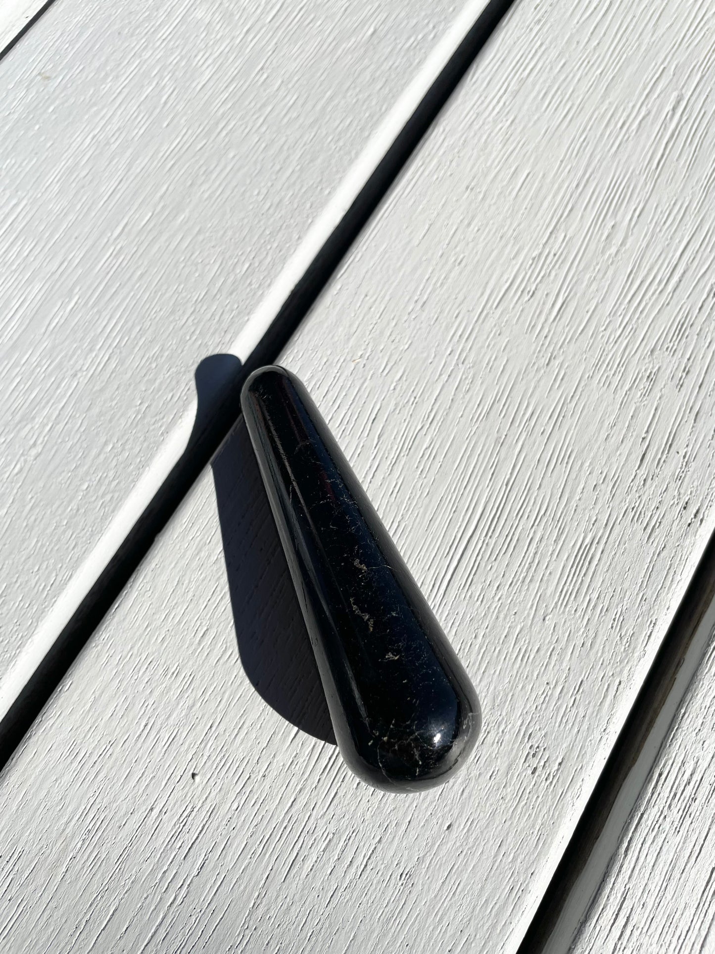 Black Tourmaline Healing/Massage Wand