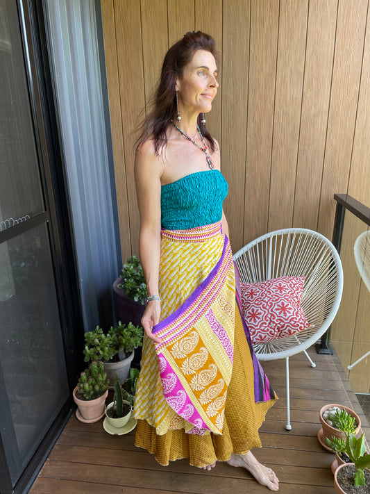 Sari Skirt No 7