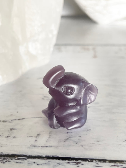 Elephant ~ Purple Fluorite