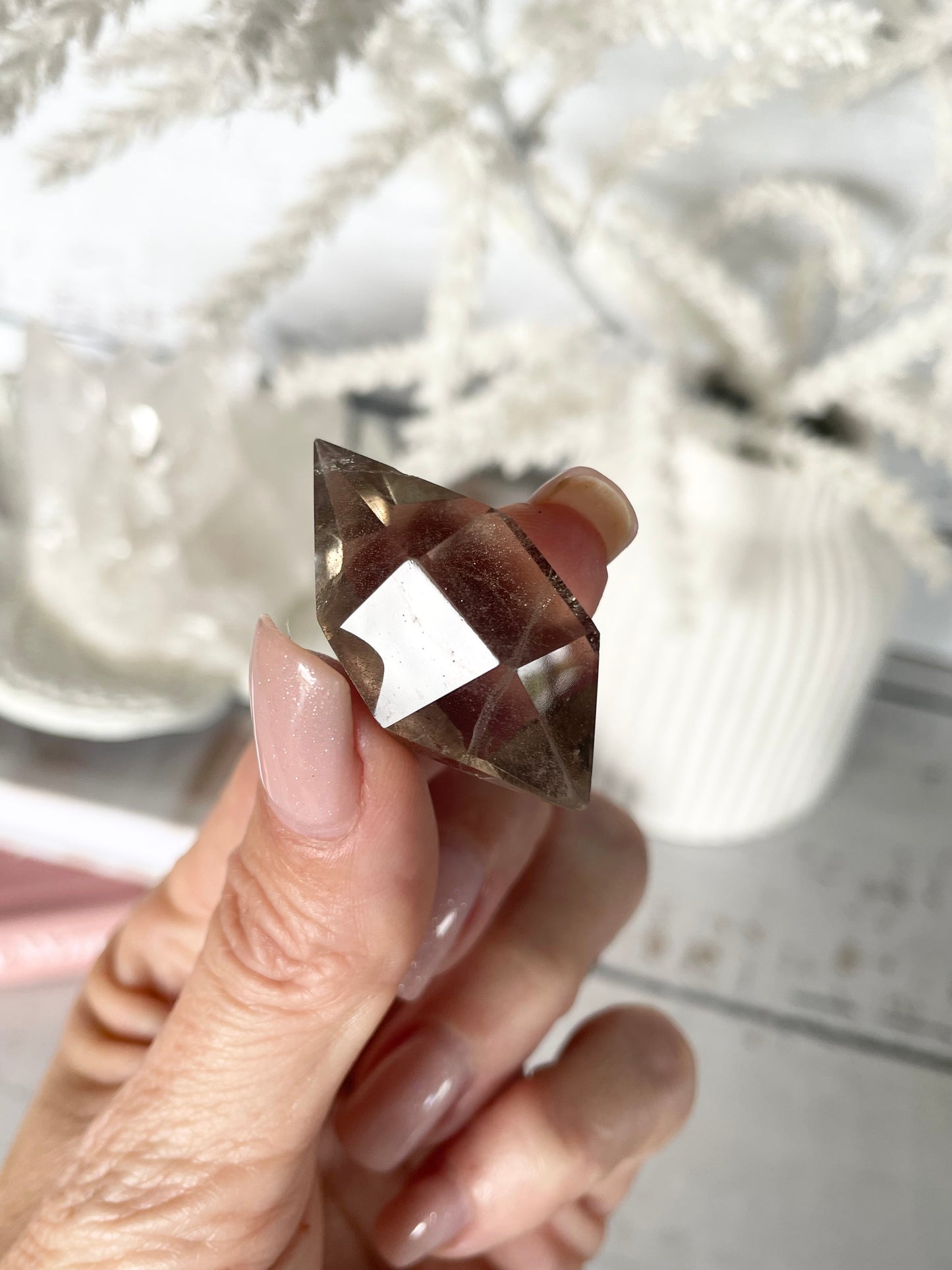 Smoky Quartz Double Termination Point