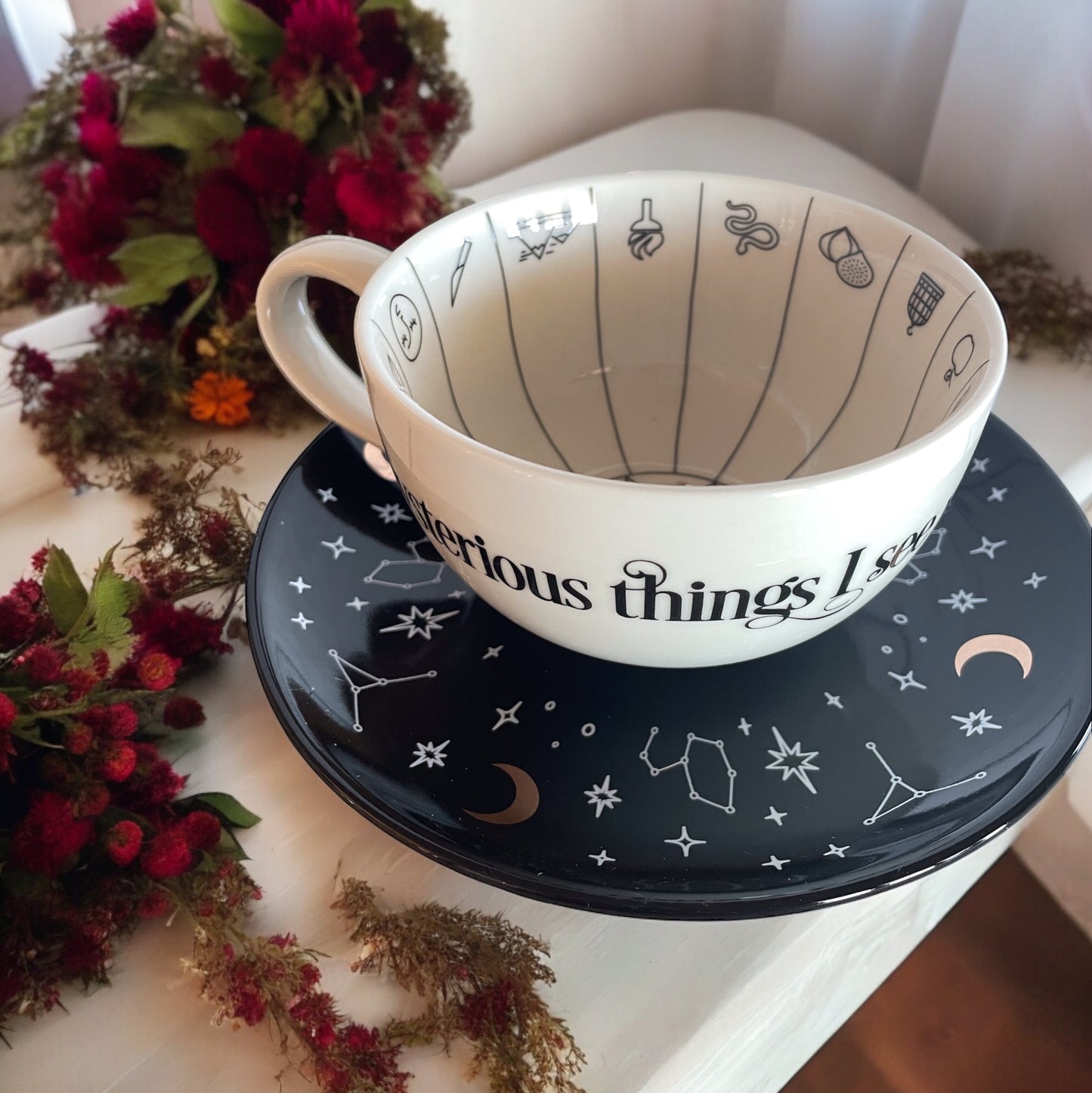 Fortune Telling Ceramic Teacup