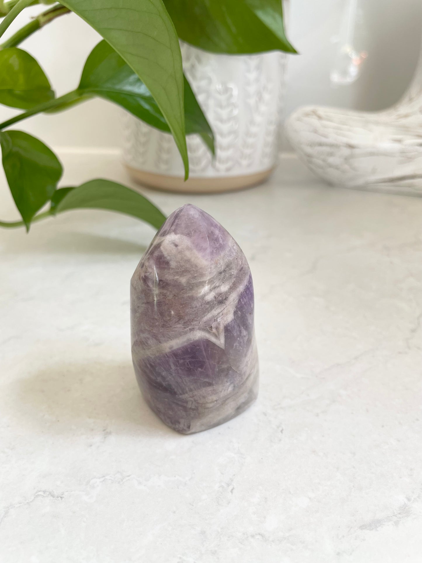 Chevron Dream Amethyst Flame