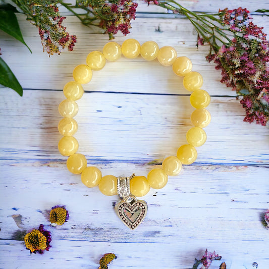 Golden Calcite Healing Bracelet ~ Happiness