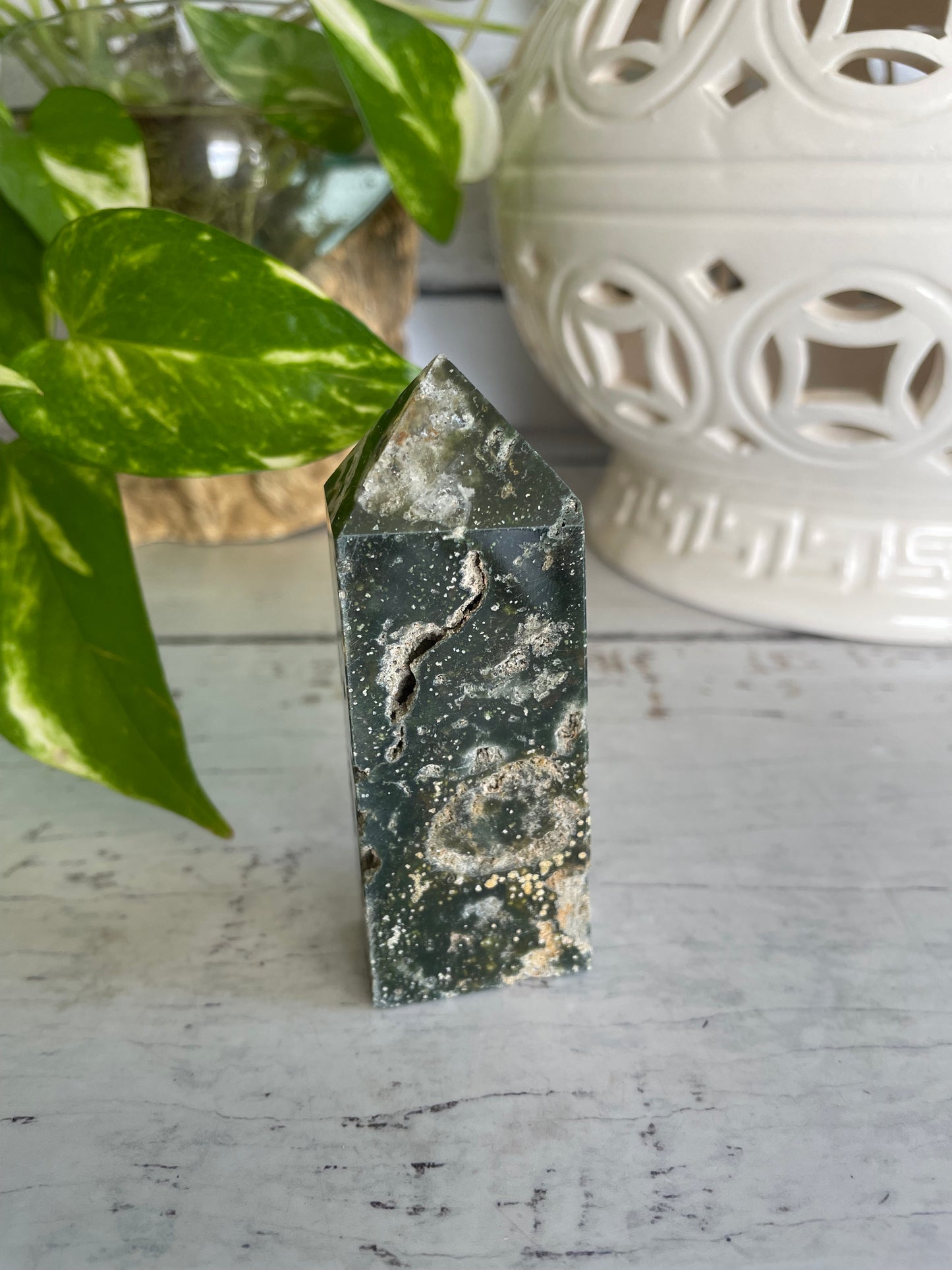 Ocean Jasper Obelisk